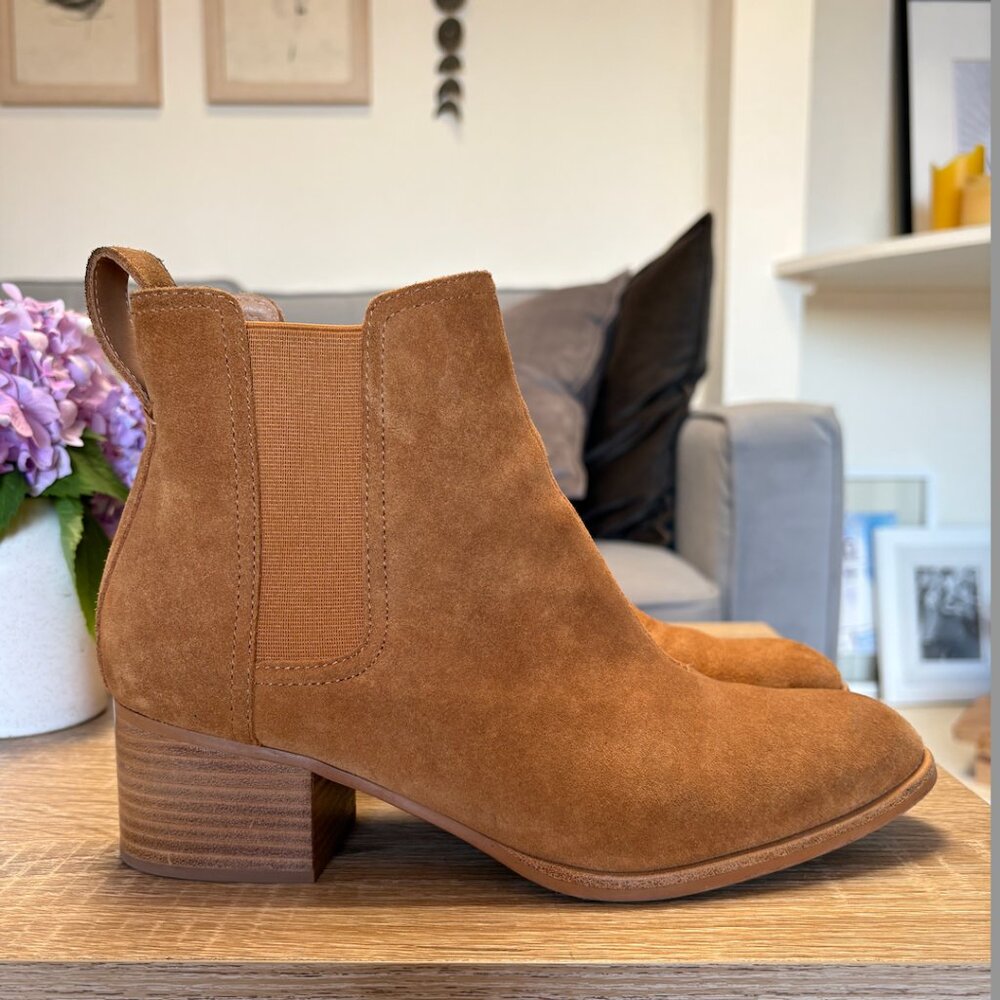 Rag And Bone Suede Bootie Light Brown Size 37 - image 2